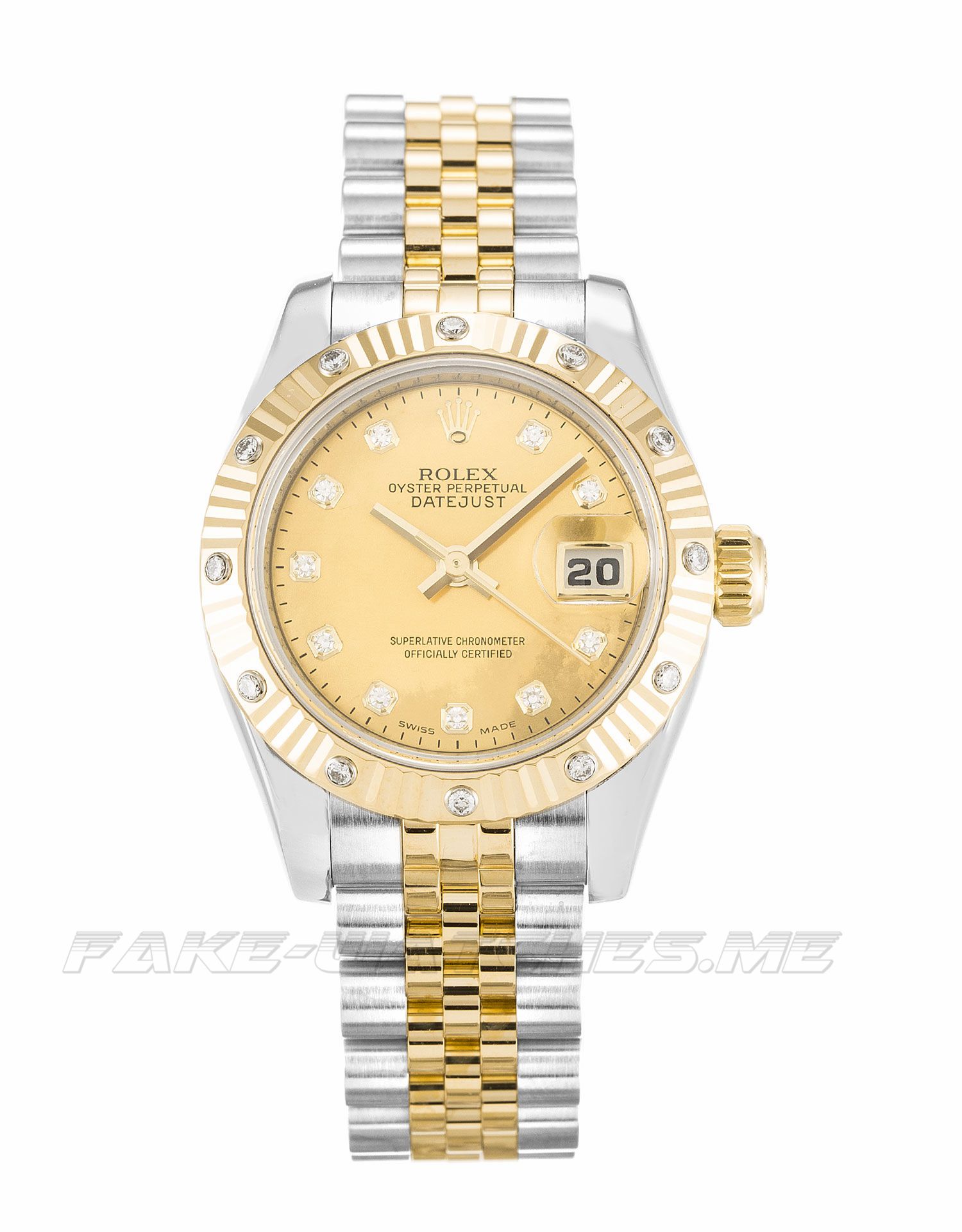 Rolex Datejust Lady Champagne Goldust Ladies Automatic 179313